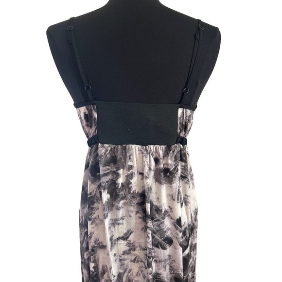 Simply Vera, Vera Wang Black & White Sleeveless Maxi Dress, Size Medium - Picture 4 of 8